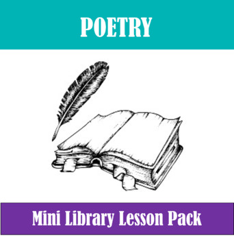 Poetry Mini Library Lesson Pack by Elementary Librarian | TPT