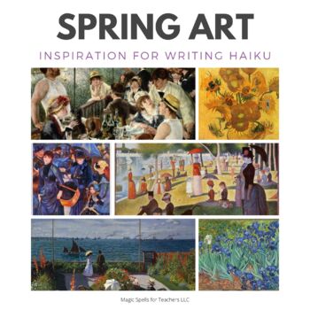 Preview of Poetry Month Activities - Using Springtime Art to Write Haiku - Poetry Art