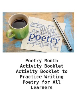 Preview of Poetry Month Activity Booklet