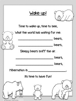 POETRY | Poetry Writing Templates | 1st grade | 2nd grade | Poetry Center