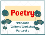 Poetry Month (Part 2 of 2) Lower Elementary Writer's Workshop