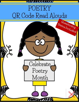 Preview of Poetry Month QR Code Read Alouds