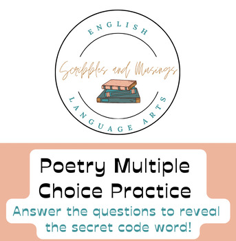 Preview of Poetry Multiple-Choice Practice: Code-Breaking with Atwood's "Siren Song"