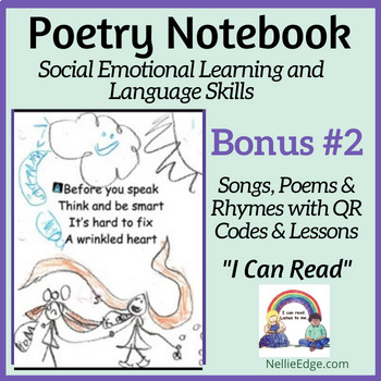 Preview of Poetry Notebook Bonus #2 SEL