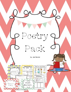 Preview of Poetry Pack (Common Core aligned activities for reading and writing poetry)