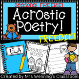 Poetry Pack FREEBIE! (Back to School & Fall!)