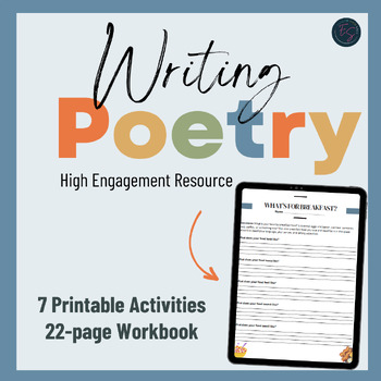 Preview of Poetry Pack Unit: How to Read and Write Poetry, Workbook, Jeopardy