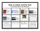 Back to School Activity Pack