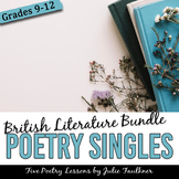 Poetry Pack for British Literature, Five Poems