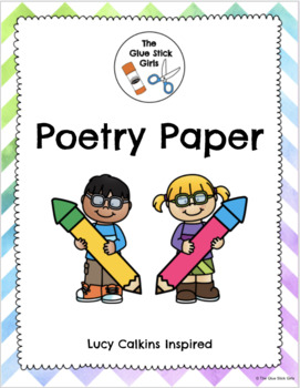 Preview of Poetry Paper Lucy Calkins Inspired