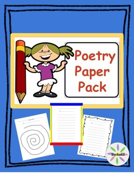 Preview of Poetry Paper Pack
