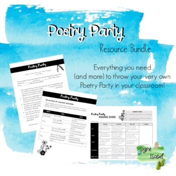 Preview of Poetry Party Bundle