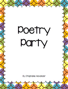 Preview of Poetry Party - Poems, Reading, Readers Theater, Public Speaking
