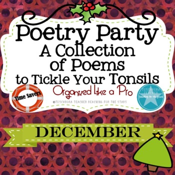 Preview of Poetry Party a Collection of Poems to Tickle Your Tonsils for December