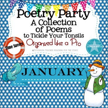 Preview of Poetry Party a Collection of Poems to Tickle Your Tonsils for January