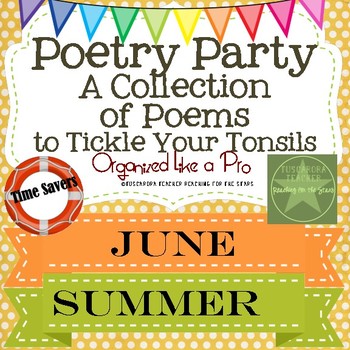 Preview of Poetry Party a Collection of Poems to Tickle Your Tonsils for June and Summer