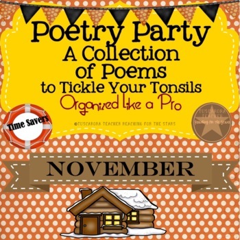 Preview of Poetry Party a Collection of Poems to Tickle Your Tonsils for November