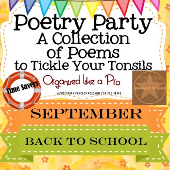 Preview of Poetry Party a Collection of Poems to Tickle Your Tonsils for September