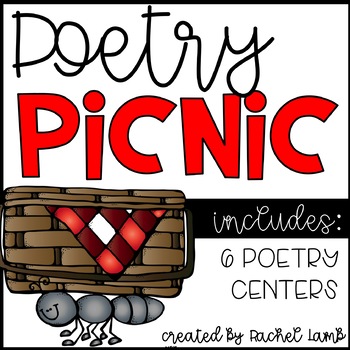 Preview of Poetry Picnic Centers! Practice Literary Devices