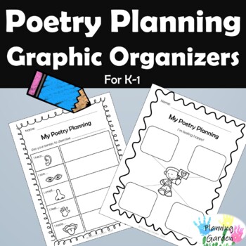 Preview of Graphic Organizer K-1 Poetry  FREE