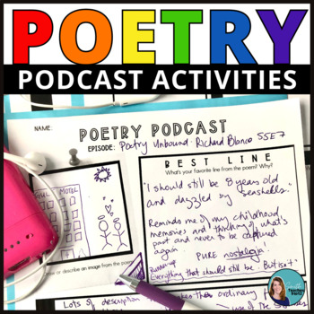 Preview of Poetry Podcast Activities for High School English