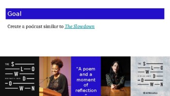 poetry podcast assignment