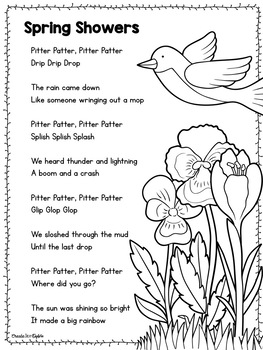 Spring Poetry for Poem of the Week by Create Dream Explore | TpT