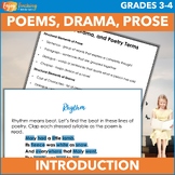 Poetry (Poems), Drama (Plays), and Prose (Stories) PowerPo