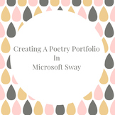 Poetry Portfolio In Microsoft Sway: Visual Instructions