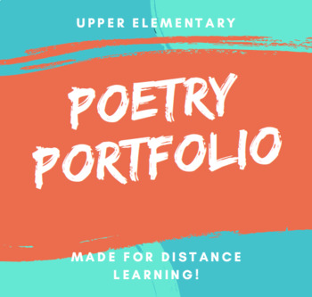 Preview of Poetry Portfolio (Made for Distance Learning!)