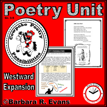 Preview of POETRY about WESTWARD EXPANDSION and FRONTIER LIFE History Writing Grammar