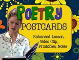 Poetry Postcards: Enhanced Lesson, Video, Handouts, Templa