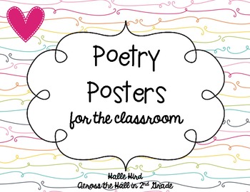 Preview of Poetry Posters {FREEBIE}