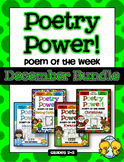 Poem of the Week: DECEMBER BUNDLE Poetry Power!