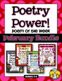 Poem of the Week: FEBRUARY BUNDLE Poetry Power!