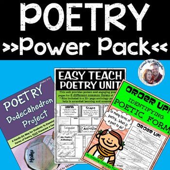 Preview of Poetry Power Pack | Poetry Resources | Poetry Lessons
