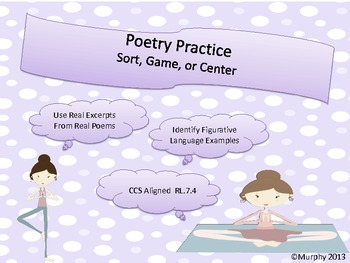 Preview of Poetry Practice Games