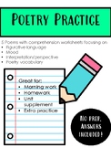 Poetry Practice
