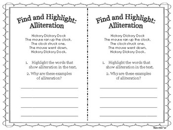 alliteration examples in poems