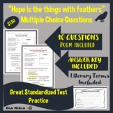 Poetry Practice: Poem & 10 Multiple Choice Questions over 