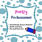Poetry Pre Assessment