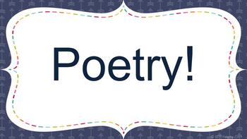 Poetry Presentation by Sweet and Humble | TPT