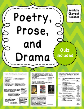 Preview of Poetry, Prose, and Drama