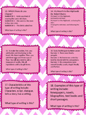 Poetry, Prose and Drama Task Cards