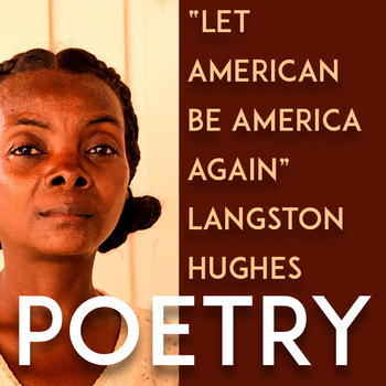 Preview of Langston Hughes "Let America Be America Again" Poetry Analysis Lesson