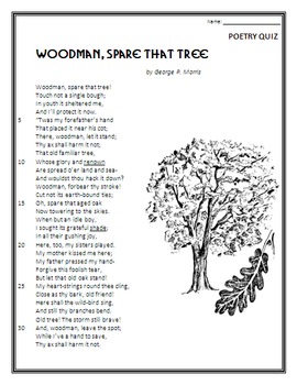 Tree, Spare that Woodman by Dave Dryfoos