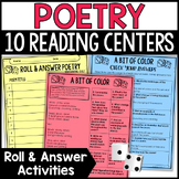 Poetry Centers - Roll & Answer Activities