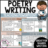 Poetry Reading Writing PowerPoint Presentation - Guided Teaching