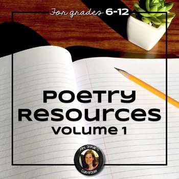 Poetry Bundle Writing, Reading, & Understanding Poetry