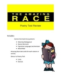 Poetry Review Game Amazing Race Theme